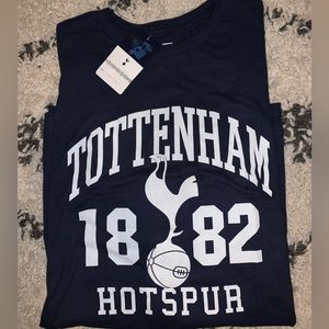 NWT Unworn Men's Tottenham Hotspur T-Shirt, Navy, XL